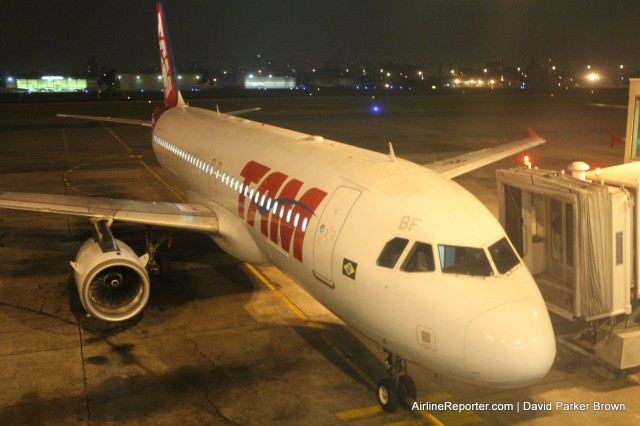 Our TAM Airbus A320 at Congonhas-São Paulo Airport