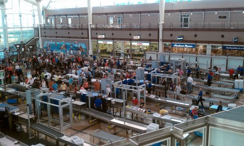 Long security lines at Denver International Airport - Photo: Quinn Dombrowski | Flickr CC