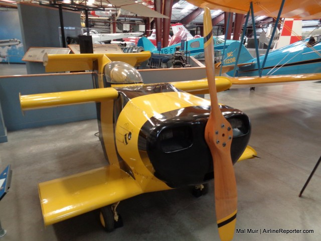 The world's smallest biplane, the Starr Bumble Bee