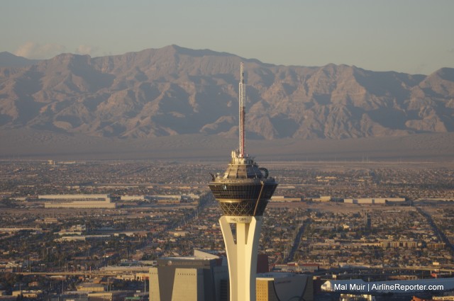 Getting up and level with the Stratosphere in Las Vegas, yeah that really is unique.
