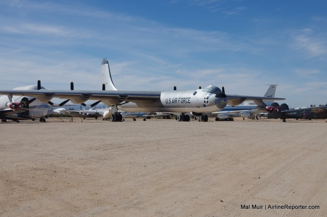 The Convair B-36J Peacemaker, 6 Piston & 4 Jet Engines, make this one big aircraft!