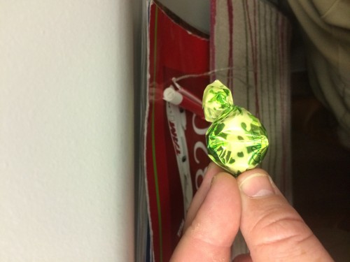 Every passenger had this lime flavored candy passed out to them - Photo: David Parker Brown