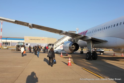 De-planning from the rear of the aircraft was a first for me.