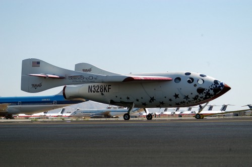 Here is Scaled Composites SpaceShipOne - Photo: WPPilot | Wiki Commons