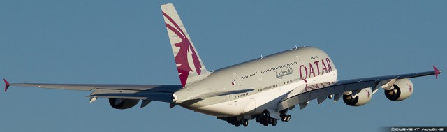 Qatar Airways' Airbus A380 in flight - Photo: Clment Alloing | Flickr CC