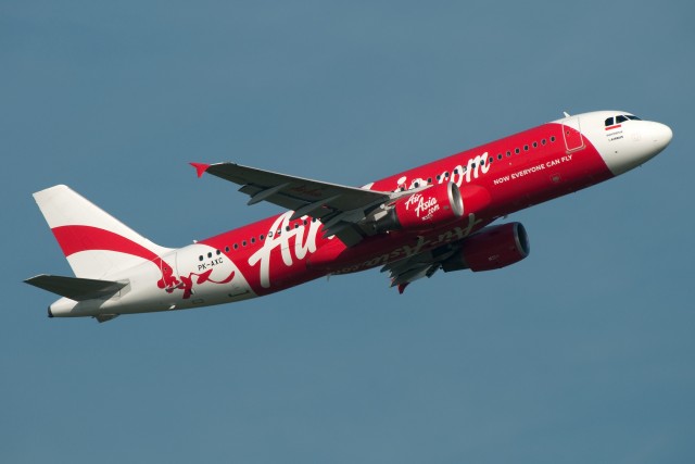 The AirAsia Airbus A320 in question (PK-AXC) seen here in 2010. On December 28, 2014 this plane would be used on AirAsia Flight QZ8501 that is currently missing - Photo: <a href="https://www.flickr.com/photos/brunogeiger/15907589585" target="_blank">Bruno Geiger | Flickr CC</a>
