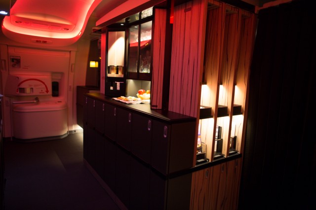 The Sky Lounge provides additional food and drinks for premium passengers - Photo: Jeremy Dwyer-Lindgren