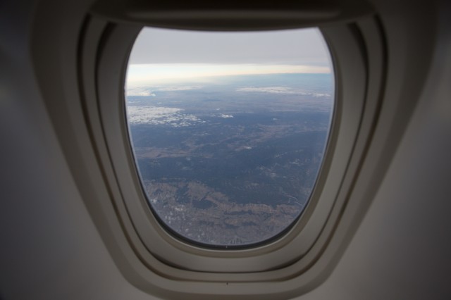 Out the window of the 777-300ER - Photo: Jeremy Dwyer-Lindgren