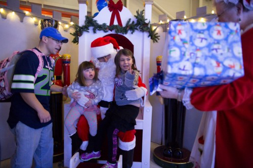 Each child received a secret Santa, aka Delta employee, who provided gifts for each child.