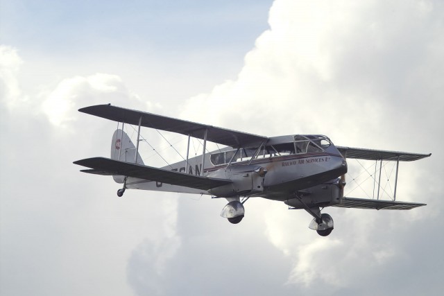 A de Havilland DH.84 Dragon (reg: G-ECAN) - Photo: Nigel Ish | WikiCommons