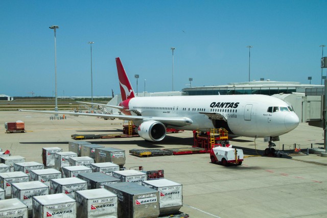 The Qantas 767 workhorse waits patientally for another short domestic hop from Brisbane to Sydney  Photo: Jacob Pfleger | AirlineReporter