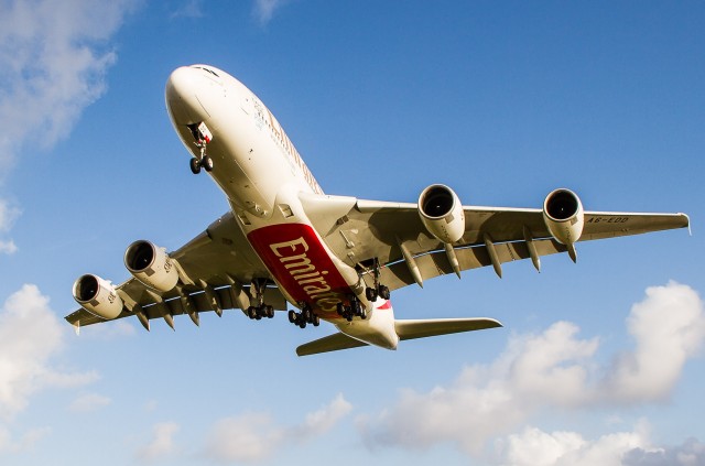 Emirates A380 short final at Sydney Photo: Jacob Pfleger | AirlineReporter