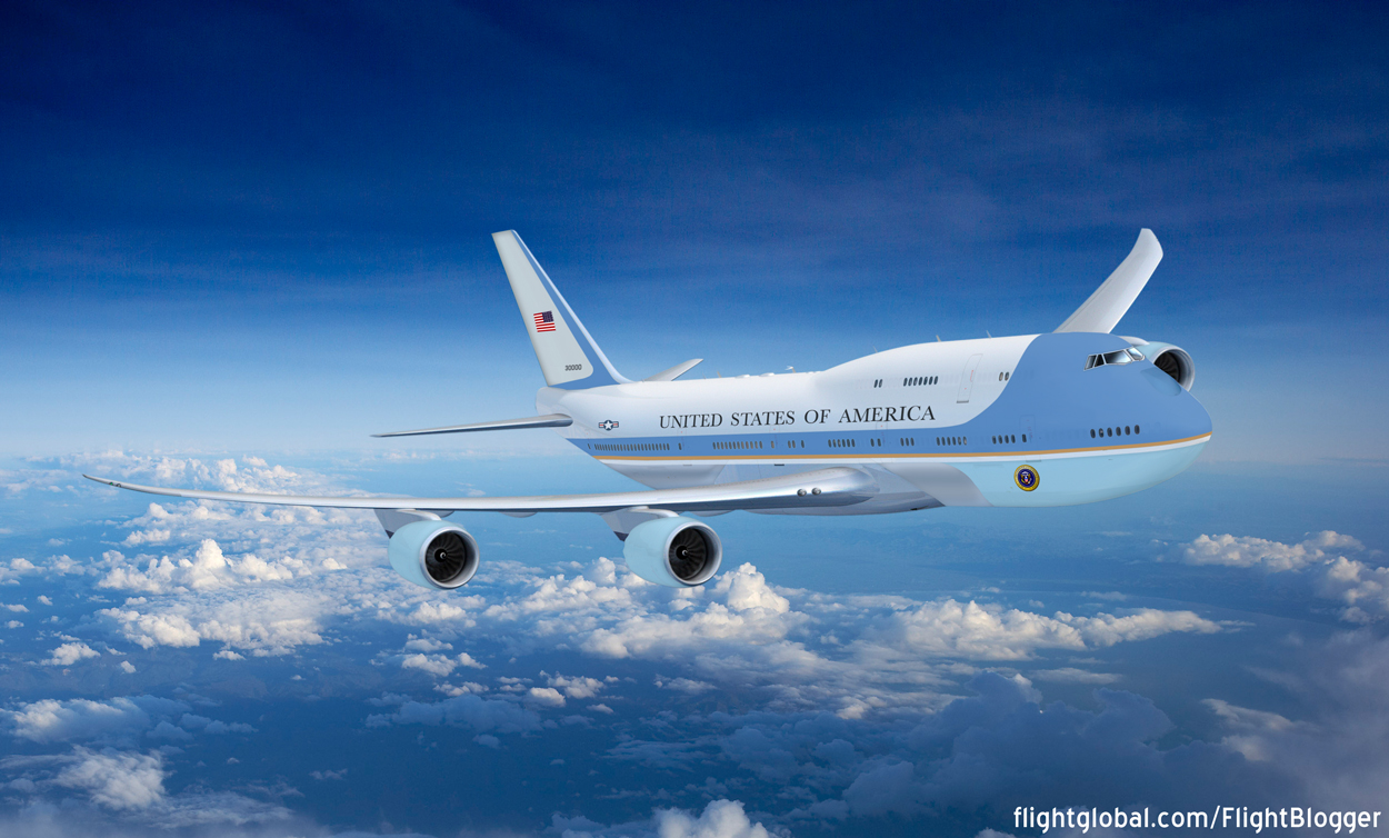 new air force one 747-800