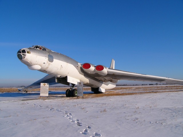 A Myasishchev M-4 on display at Ukrainka. Photo- Boris Vasiljev