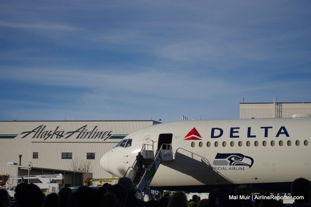 Is this another shot fired in the Battle for Seattle?   Who is the true winner? - Photo: Mal Muir | AirlineReporter.com