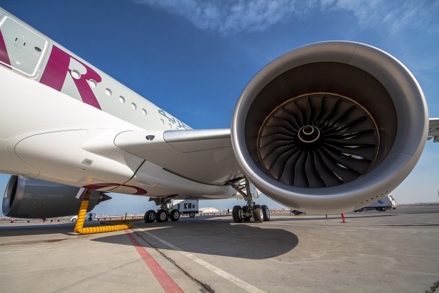 The impressive Rolls-Royce Trent XWB which powers the A350 Photo: Jacob Pfleger | AirlineReporter