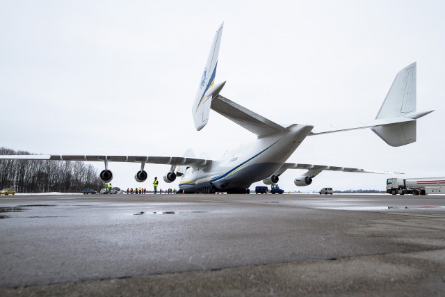 " Mriya looks beautiful from any angle Photo: Jacob Pfleger | AirlineReporter "