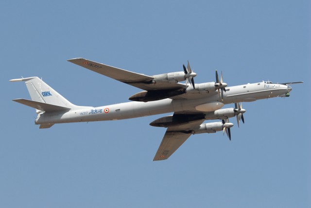 An Indian Navy Tu-142MKE. Photo - Sergey Krivchikov distributed under GFDL 1.2