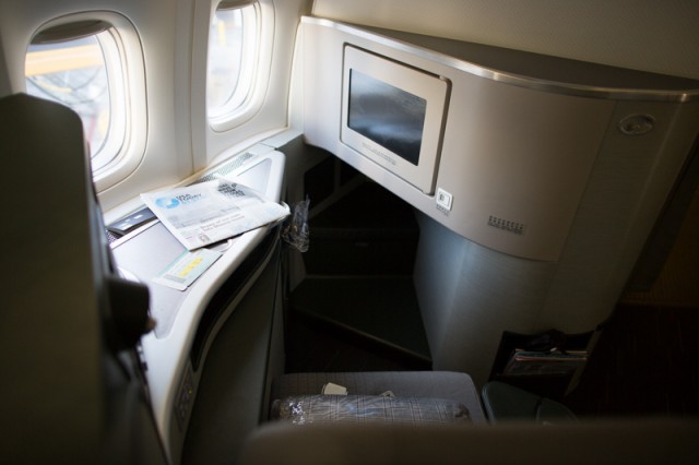 There was plenty of storage on the Eva 777 business class product The seat designed lent itself to a comfortable sleep - Photo: Jeremy Dwyer-Lingren | JDLMedia