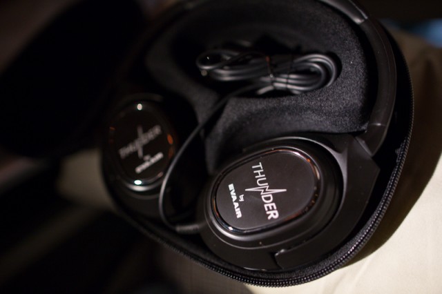 The noise cancelling headphones given to passengers to use The IFE at my business class seat My specially ordered dinner on the Royal The start of my dinner on Eva - Photo: Jeremy Dwyer-Lingren | JDLMedia