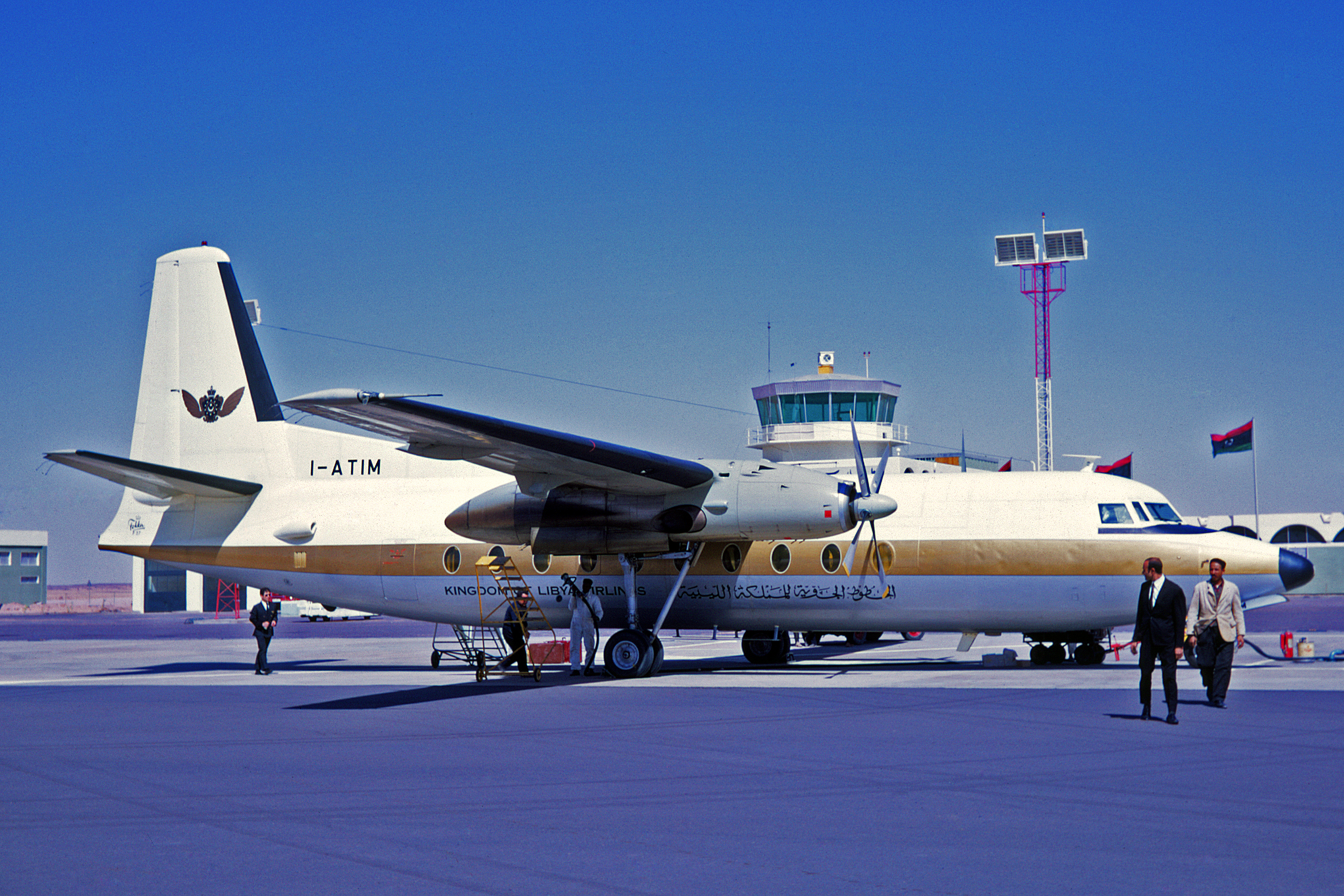 I-ATIM Fokker F27 Friendship 200 KLA Kingdom of Libya Airlines(ATI) SEB 16FEB69