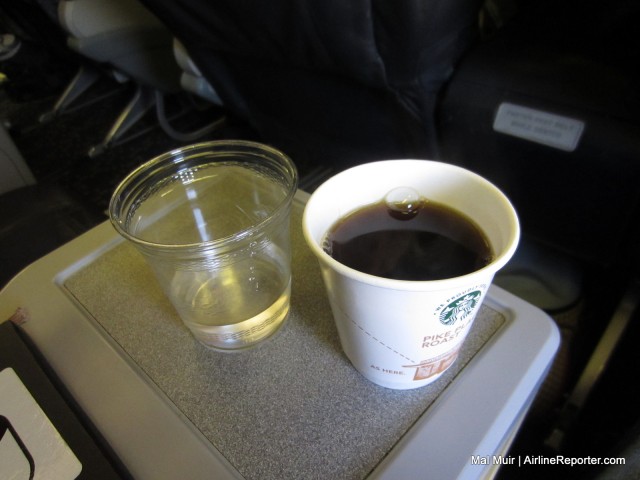 Flying onboard Alaska? yeah you can have Starbucks too.