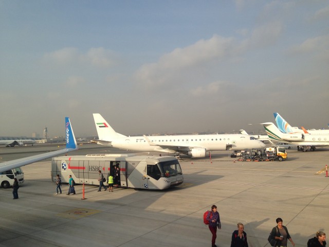 Arrival & Departure at T2 in Dubai allows for some great views of the VIP ramp, for a brief moment you do not feel like you are boarding an LCC Photo: Jacob Pfleger | AirlineReporter