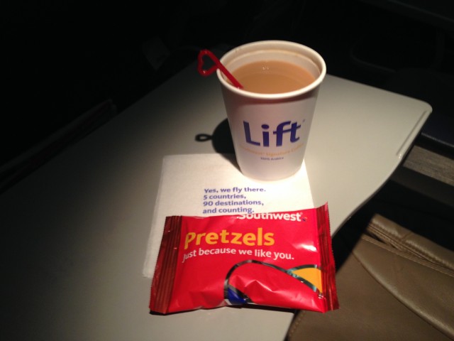 Southwest's original blend, Lift!  Available only aboard your next Southwest flight.  Photo: JL Johnson | AirlineReporter.com