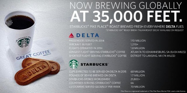 Delta Air Lines Starbucks