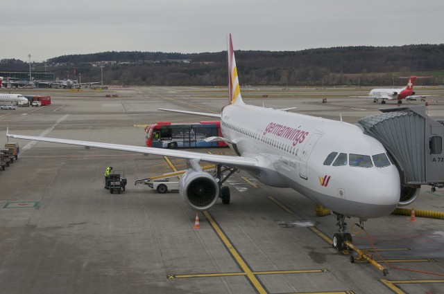 This is the Germanwings Airbus A320 (D-AIPX) involved in the crash, seen on 3/14/15 at Zurich Airport - Photo: Aero Icarus | Flickr CC