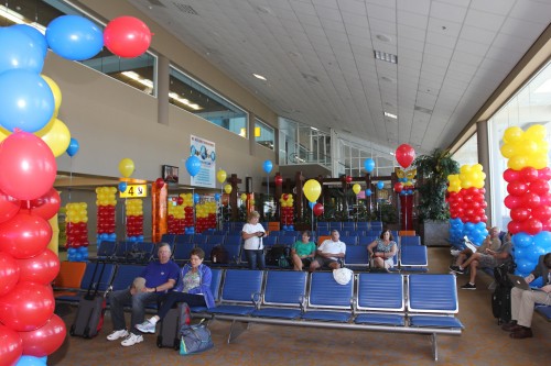 One must have Southwest-themed baloons to really have a party - Photo: David | AirlineReporter