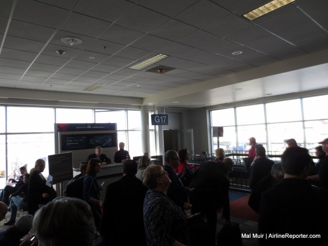 Perhaps if we were not all fighting to get onboard, we wouldn't have boarding situations like this?