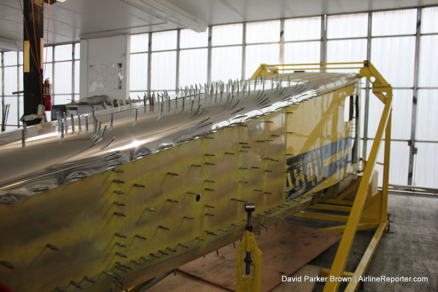 Work being done on a private user's plane