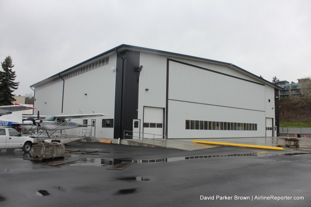 The new hangar in Kenmore