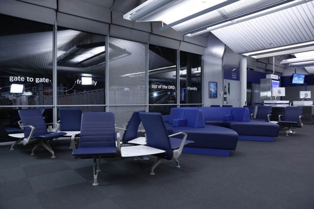 Updating the United Gate area means that they can have seating that can be enjoyed by everyone - Photo: United