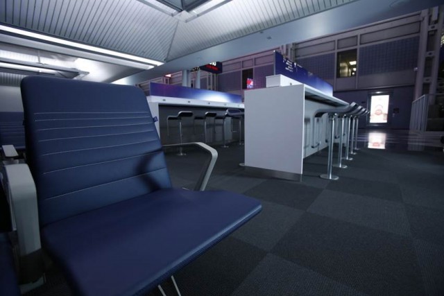 The "Power Bar" as United has termed these bar height counters mean you can charge your devices and be productive at the same time. Photo: United