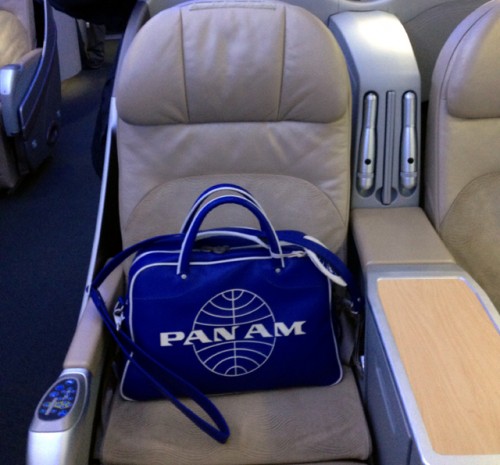 This is how I normally like to fly - in my own business class seat - Photo: Bag's Human