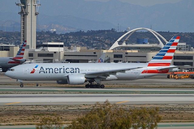 American Airlines' Boeing 777 at LAX - Photo: Alan Wilson | Flickr CC