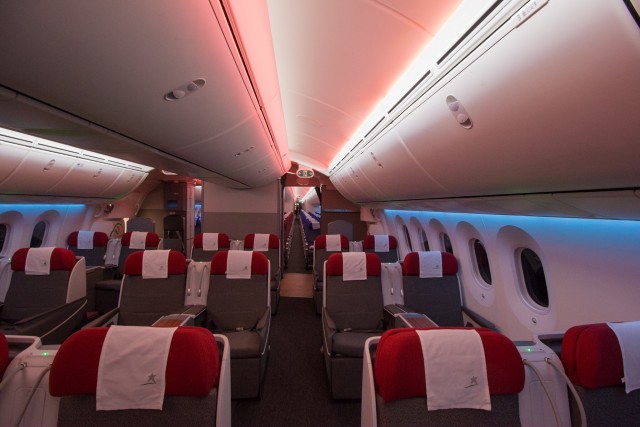 Looking towards the rear of the Premium Business cabin - Photo: Ben Granucci | AirlineReporter