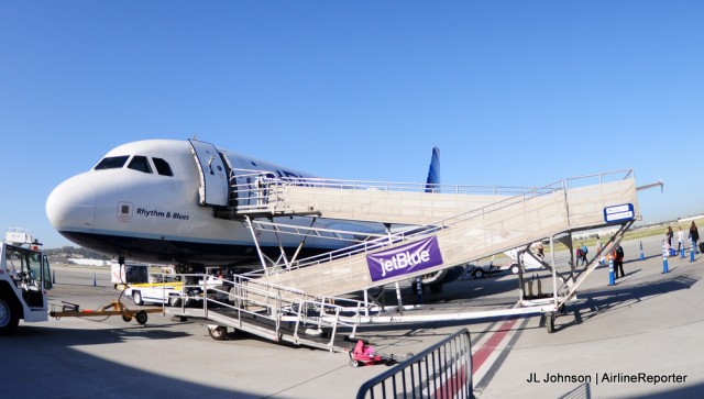 Boarding via the ramp is the BEST way to board. Unless it's raining. 