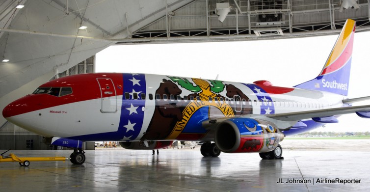 Missouri One, the best livery in the entire Southwest fleet. 
