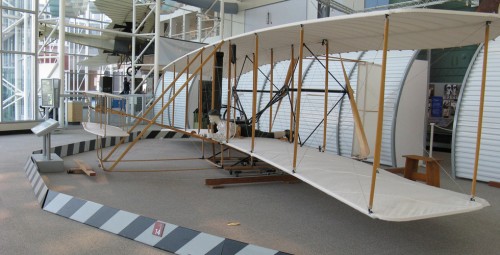 Replica of the Wright Flyer at the Museum of Flight - Photo: MoF