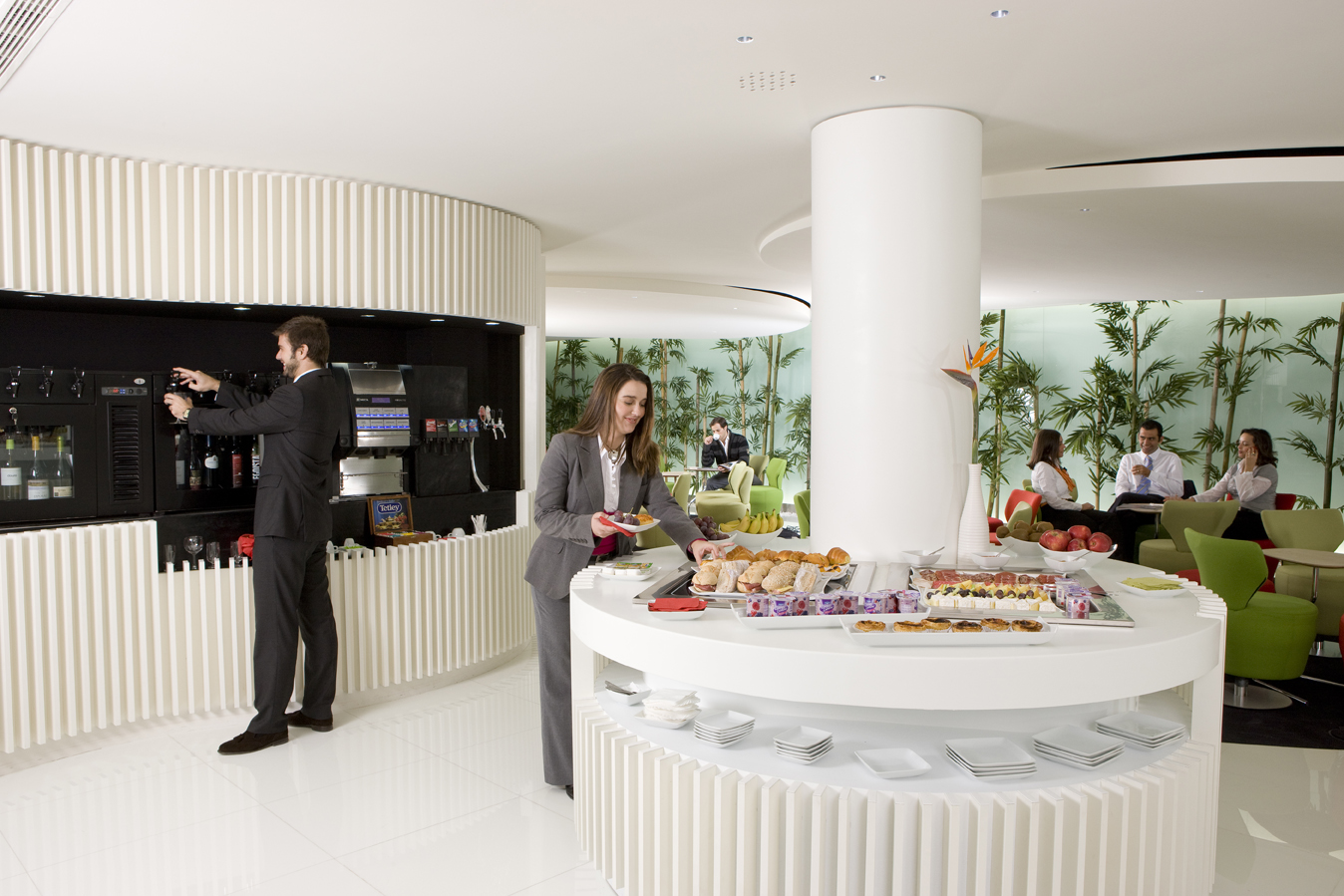 Inside the Premium Lounge in Lisbon - Photo: TAP