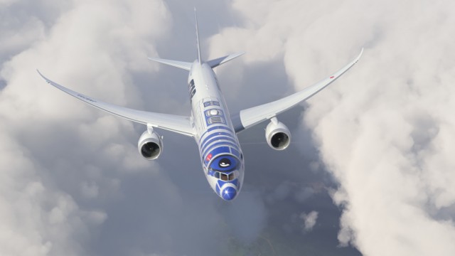Star Wars and planes- can't be beaten. Image - ANA. 