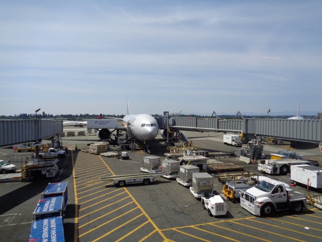 This ramp area may look messy, but it is like controlled chaos... kind of.  Photo: AirlineReporter.com