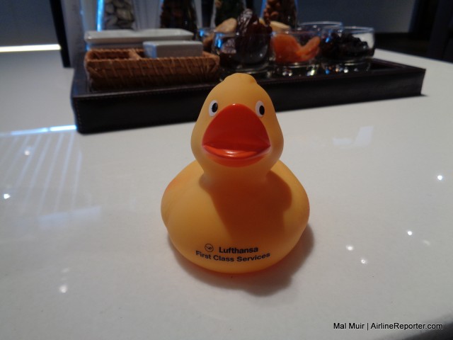 This Lufthansa ducky chose me!