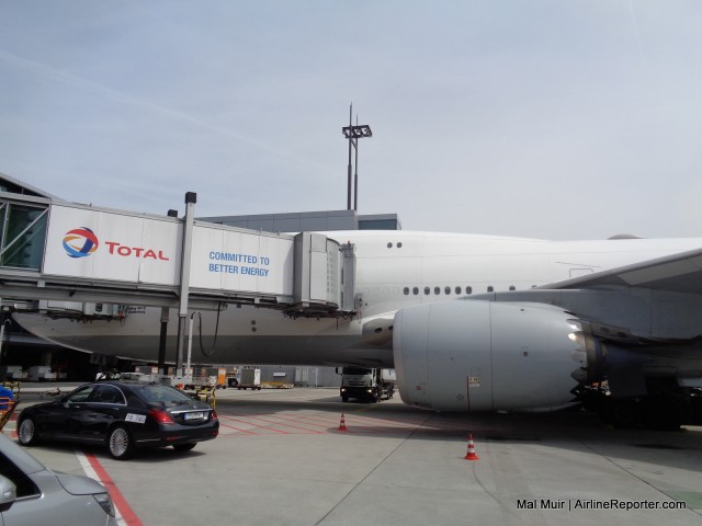 Being Dropped off at ground level makes for great photos!  This is my ride to Newark