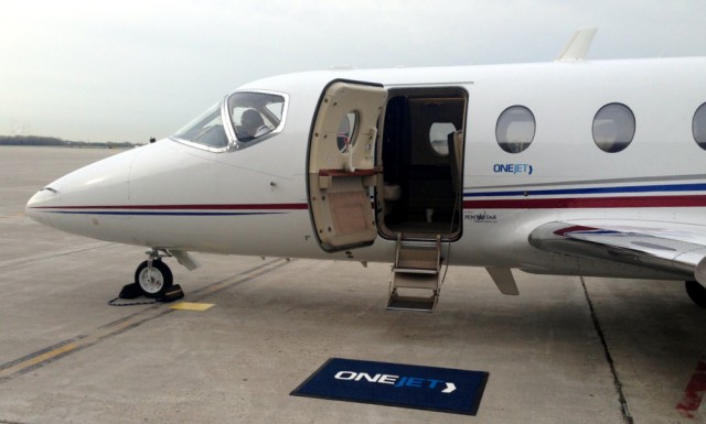 Boarding from the ramp. The carpet was a nice touch! Photo: JL Johnson 