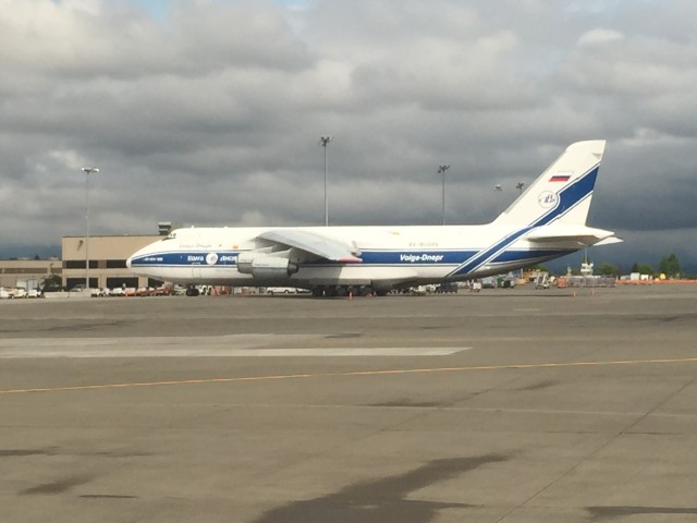 It's always comforting to see something with a Russian registration on the ramp. Photo - Bernie Leighton | AirlineReporter