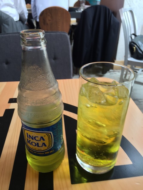 Despite being a Coca Cola product, Inca Cola is not easy to find in North America (or outside of Peru). Photo - Bernie Leighton | AirlineReporter